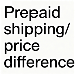 12.1$ Prepaid shipping/price difference